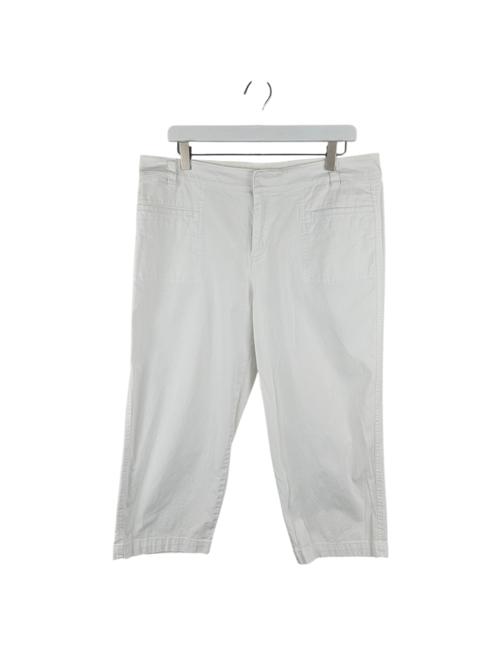Coldwater Creek Cropped Pants White Size 14